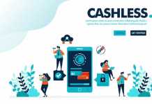 Graphic of Cashless payment